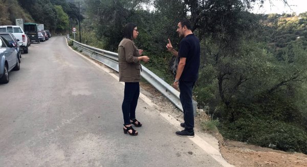 El PSOE pide a la Diputación mejorar la carretera de Benalauría para garantizar el acceso de servicios básicos