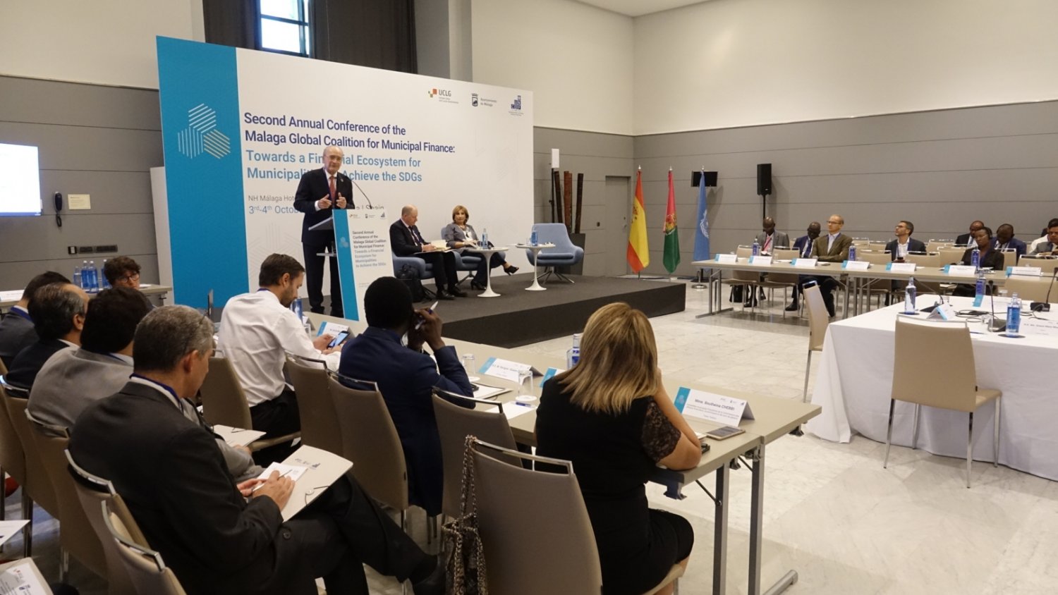 Málaga acoge una conferencia de Naciones Unidas sobre la financiación de municipios
