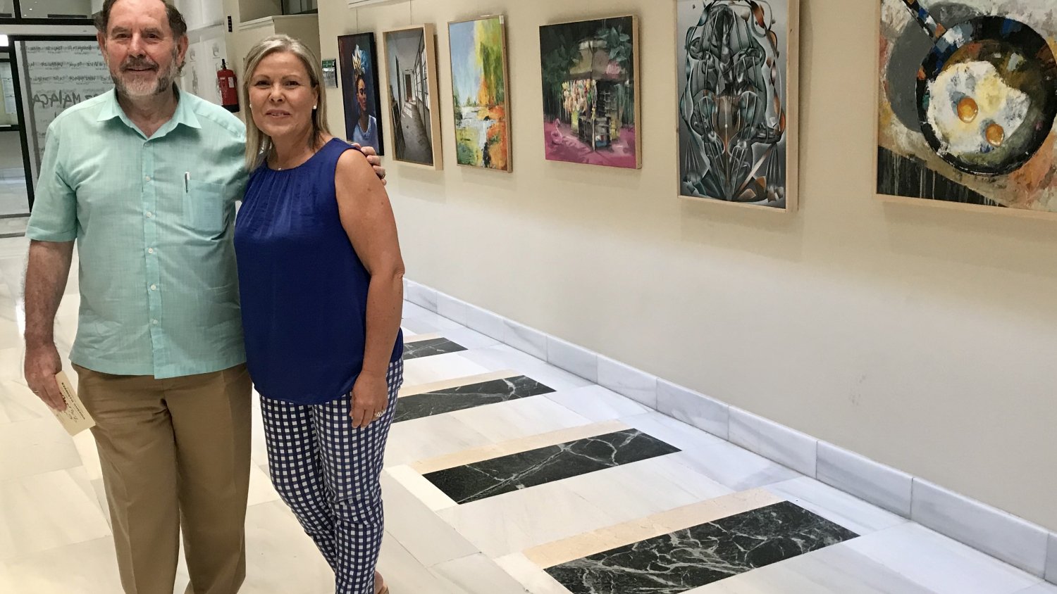 Artistas de toda España participan en el concurso de pintura Evaristo Guerra de Vélez-Málaga