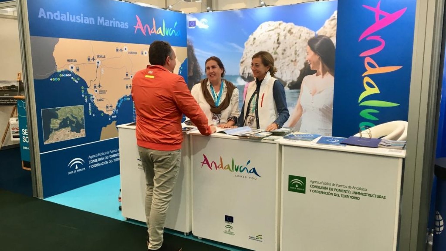 Andalucía promociona en el Salón Náutico de Southampton sus puertos deportivos