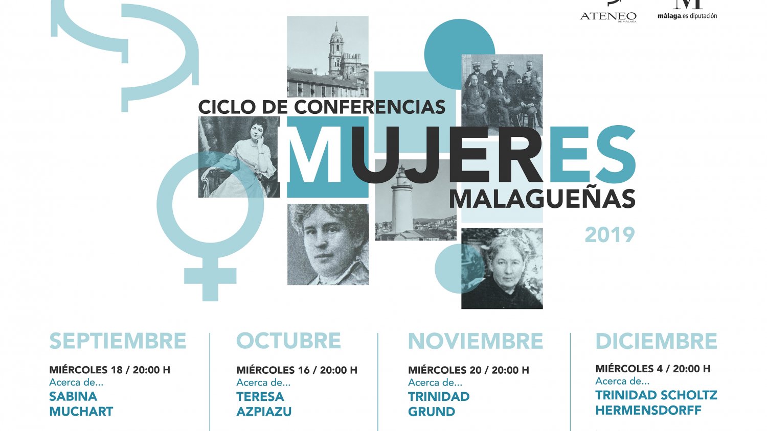 La Diputación y el Ateneo organizan un ciclo de conferencias sobre el papel de la mujer en la historia de Málaga
