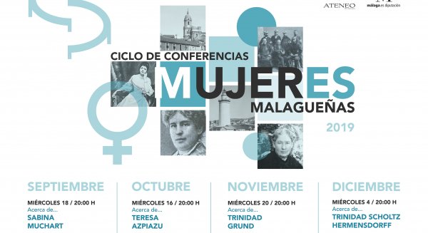 La Diputación y el Ateneo organizan un ciclo de conferencias sobre el papel de la mujer en la historia de Málaga