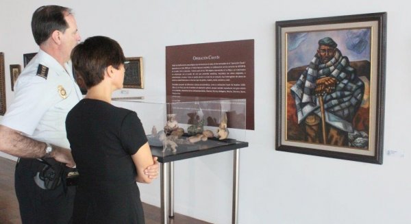 Una exposición da a conocer el trabajo de la Policía Nacional en la protección del patrimonio