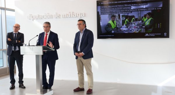 La Diputación avanza en la implantación y tratamiento del quinto contenedor de residuos orgánicos