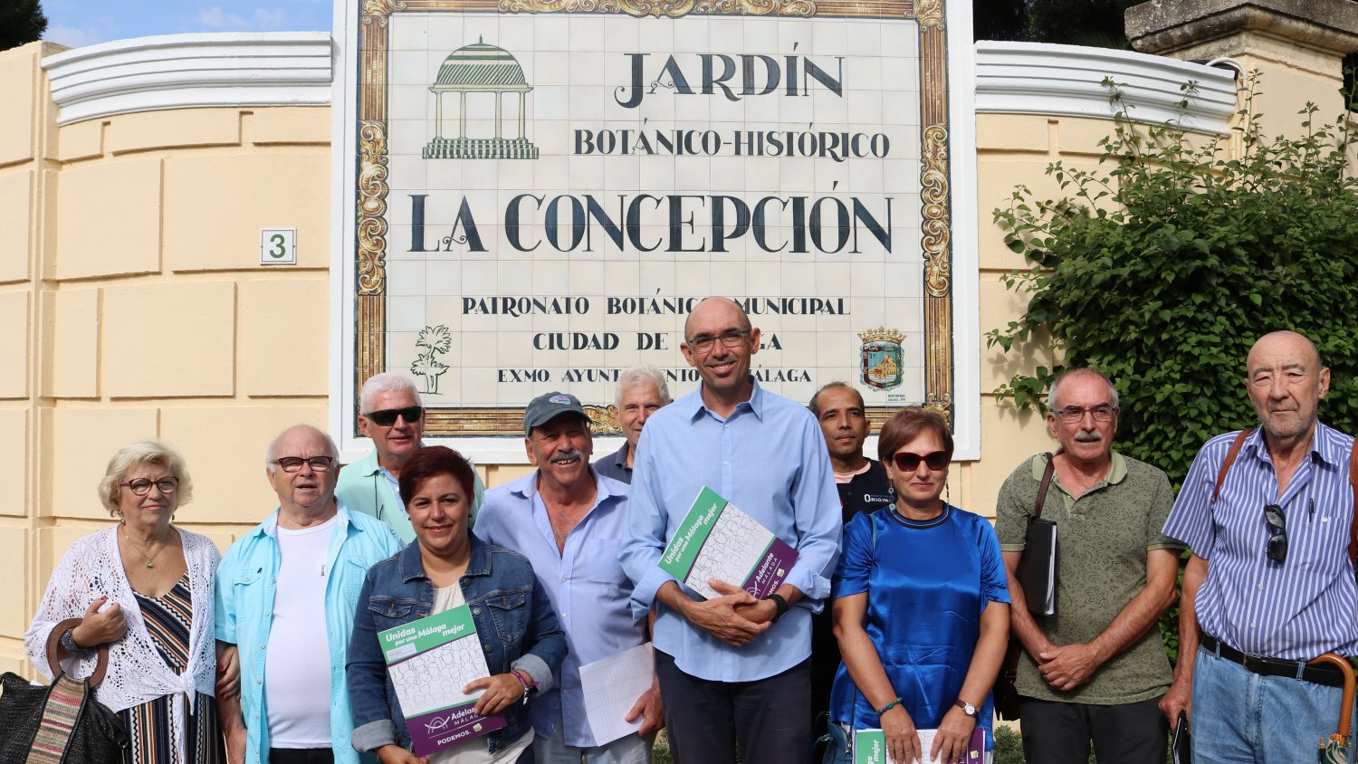 Adelante denuncia que el Jardín Botánico ‘La Concepción’ sufre una sobreexplotación debida a su privatización