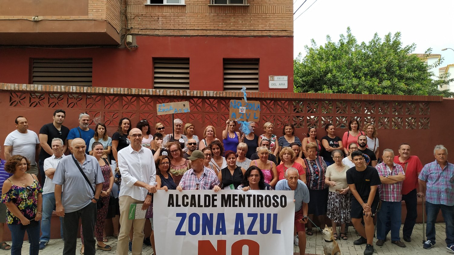 El representante de la Asociación de Vecinos de Cruz de Humilladero: 
