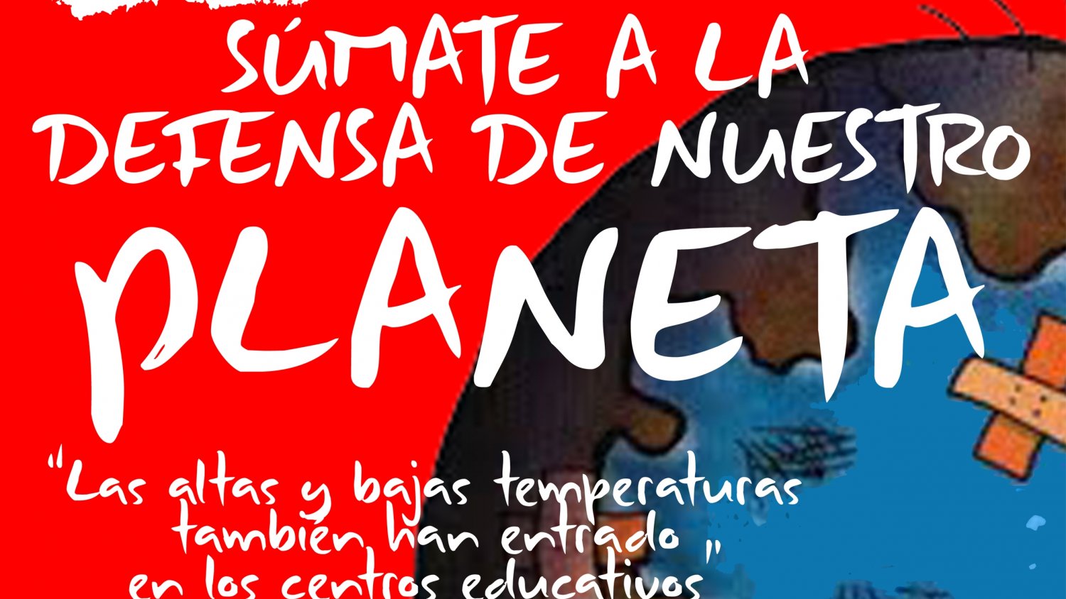 CGT convoca al sector educativo a la Huelga Mundial por el Clima para protestar por las temperaturas que se sufren en los centros escolares