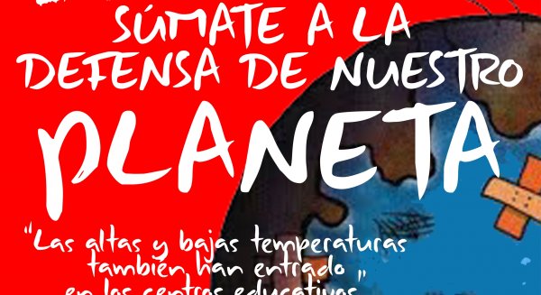 CGT convoca al sector educativo a la Huelga Mundial por el Clima para protestar por las temperaturas que se sufren en los centros escolares