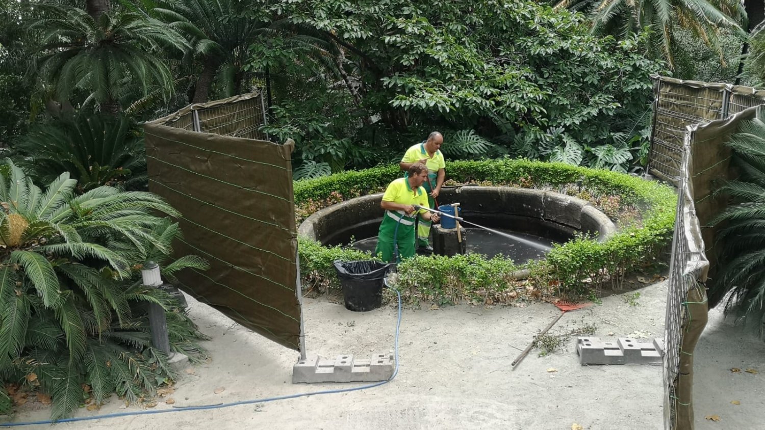 El Ayuntamiento valora en 10.778 euros los daños provocados por el vehículo que impactó en el Jardín de la Concepción