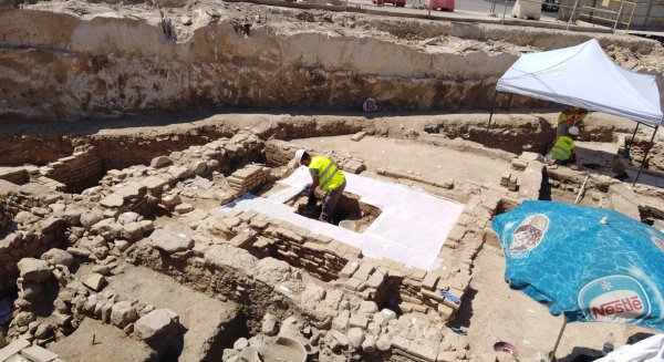 Metro de Málaga empieza la extracción de los restos arqueológicos de la avenida Andalucía