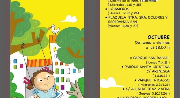 Cruz de Humilladero dispondrá de cuentacuentos infantiles gratuitos en los parques del distrito
