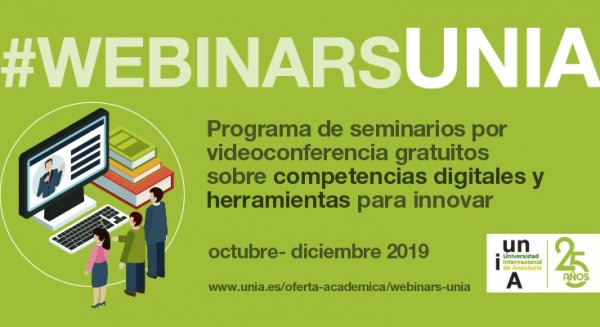 La UNIA lanza una nueva edición de seminarios online gratuitos sobre competencias digitales