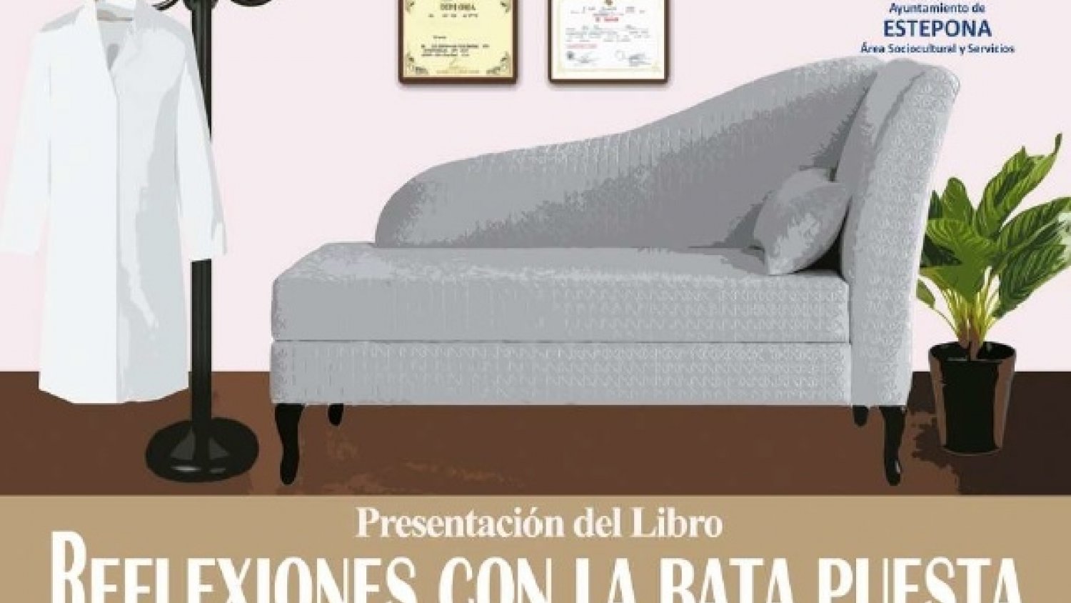Los doctores Manuel Álvarez Romero y José Ignacio del Pino presentan en Estepona el libro ‘Reflexiones con la bata puesta. ¿Sabes cómo piensa tu médico?’