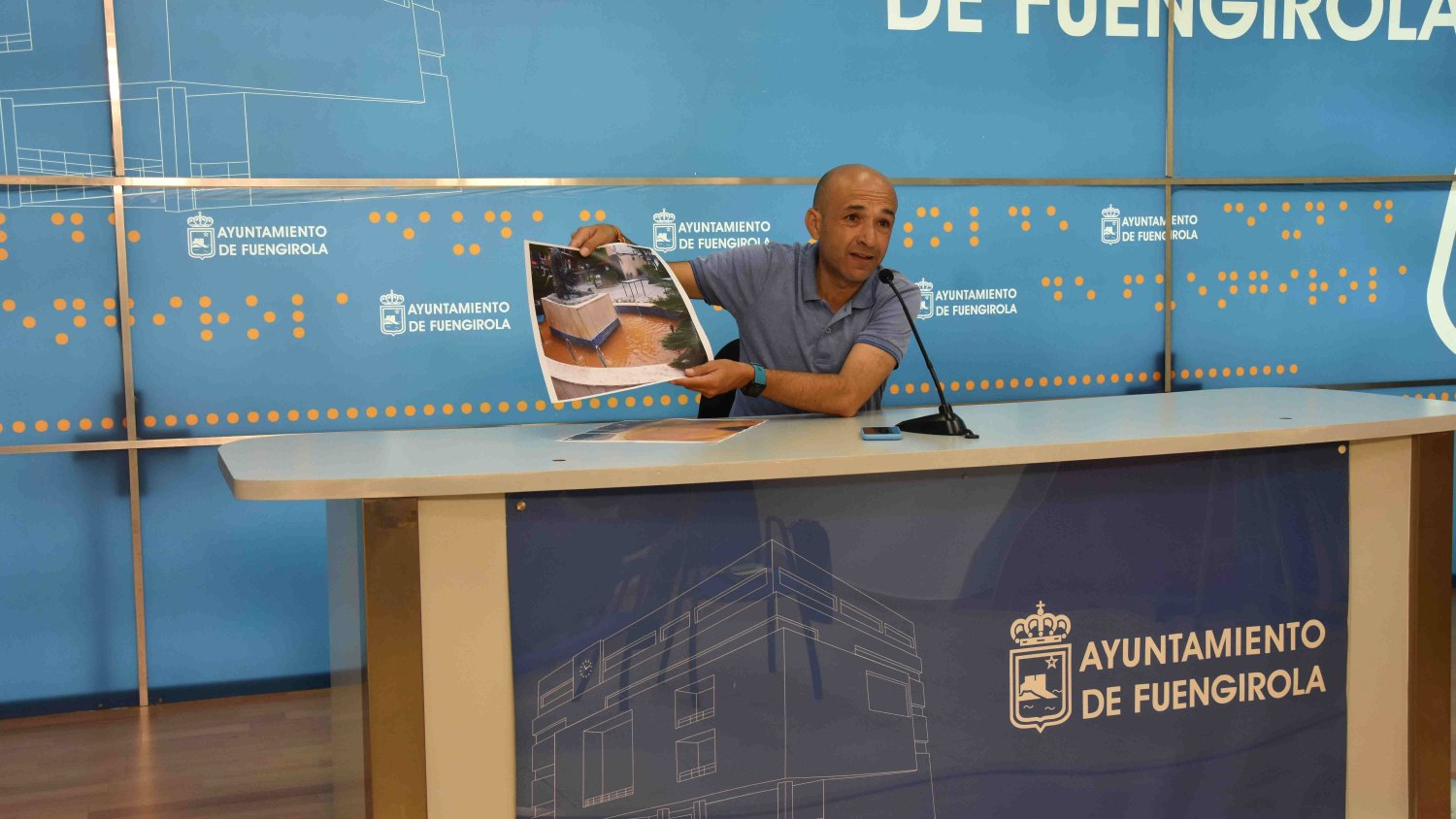 El Ayuntamiento de Fuengirola hace un llamamiento vecinal para acabar con los ataques vandálicos a fuentes de la localidad
