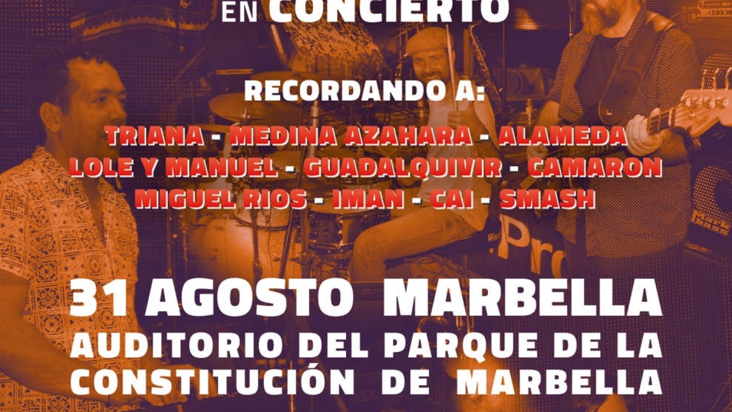 Marbella acogerá este sábado del concierto ‘Homenaje al rock andaluz’, un espectáculo del guitarrista Juan Delola