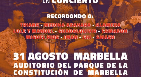 Marbella acogerá este sábado del concierto ‘Homenaje al rock andaluz’, un espectáculo del guitarrista Juan Delola