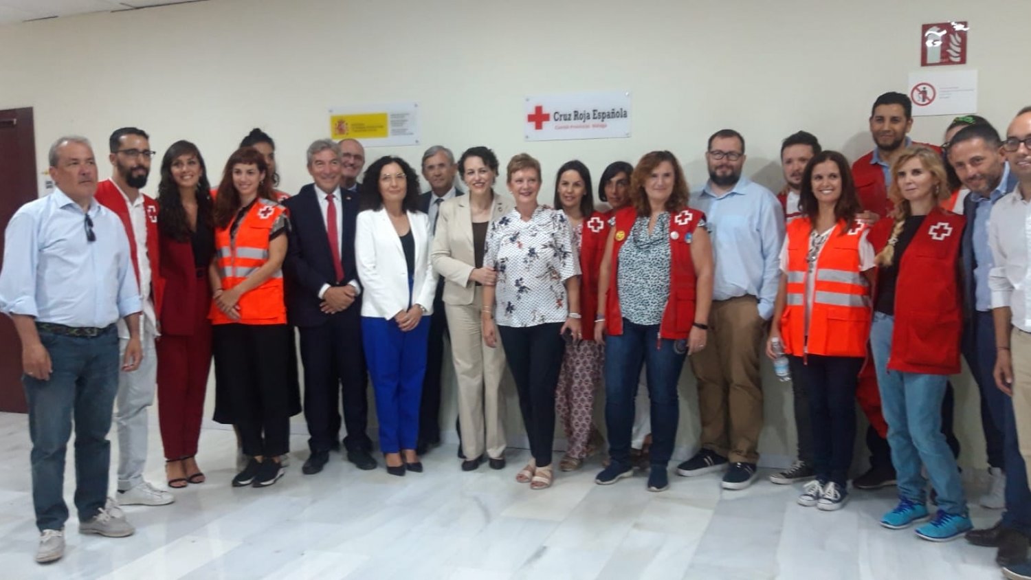 Magdalena Valerio acude a la inauguración del nuevo Centro de Acogida de Emergencia y Derivación de Málaga
