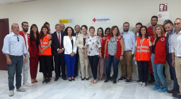Magdalena Valerio acude a la inauguración del nuevo Centro de Acogida de Emergencia y Derivación de Málaga