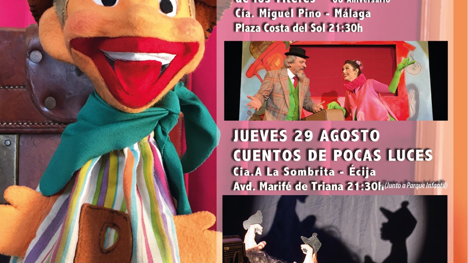 Torremolinos celebrará su 'I Festival de Títeres' desde el 28 al 30 de agosto