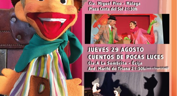 Torremolinos celebrará su 'I Festival de Títeres' desde el 28 al 30 de agosto
