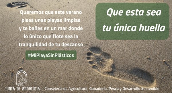 La Junta desarrolla una campaña en las redes sociales para concienciar sobre el daño ambiental de los plásticos en las playas