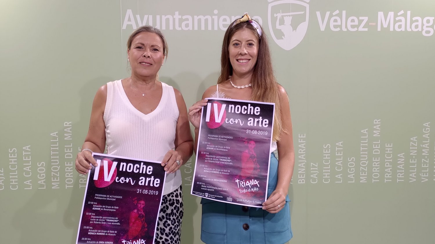 La localidad veleña de Triana celebrará la cuarta edición de la 'Noche con Arte' el próximo sábado 31 de agosto