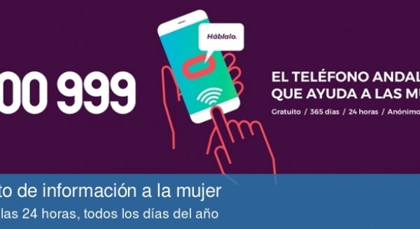 El teléfono andaluz de información a las mujeres recibe más de 2.900 llamadas en Málaga durante el primer semestre de 2019