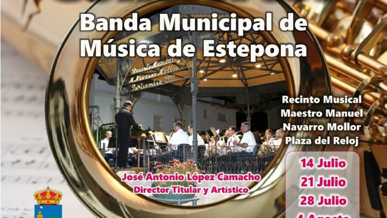 La Banda Municipal de Música clausura su temporada de verano en Estepona con un concierto de bandas sonoras