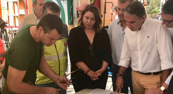 El incendio de Estepona arrasa con 290 hectáreas de la zona