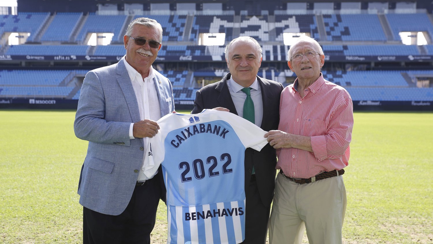 CaixaBank renueva como patrocinador oficial del Málaga CF por tres temporadas