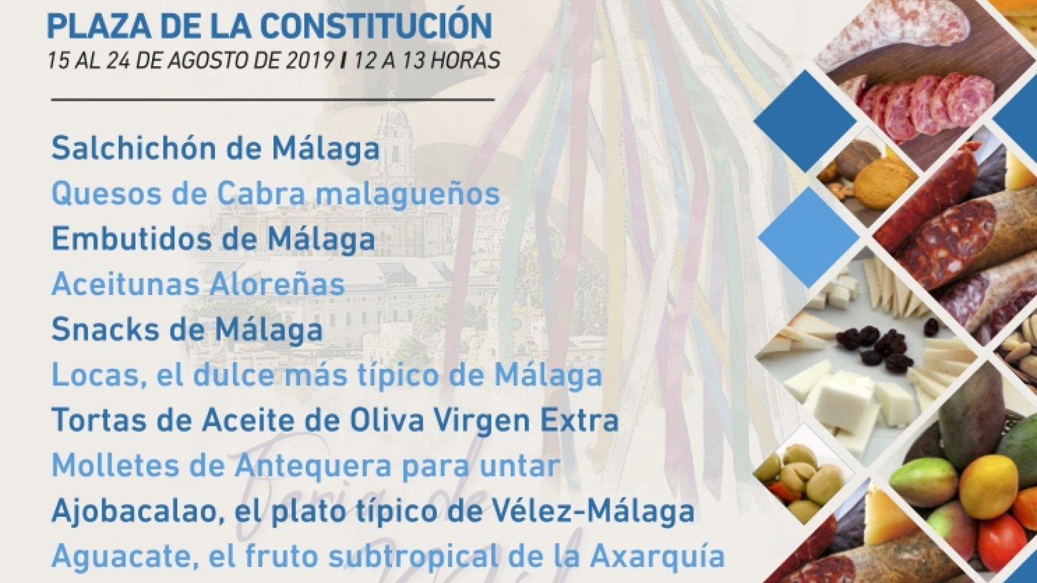 'Sabor a Málaga' participa en la Feria de Málaga con un programa de degustaciones y catas en la Plaza de la Constitución