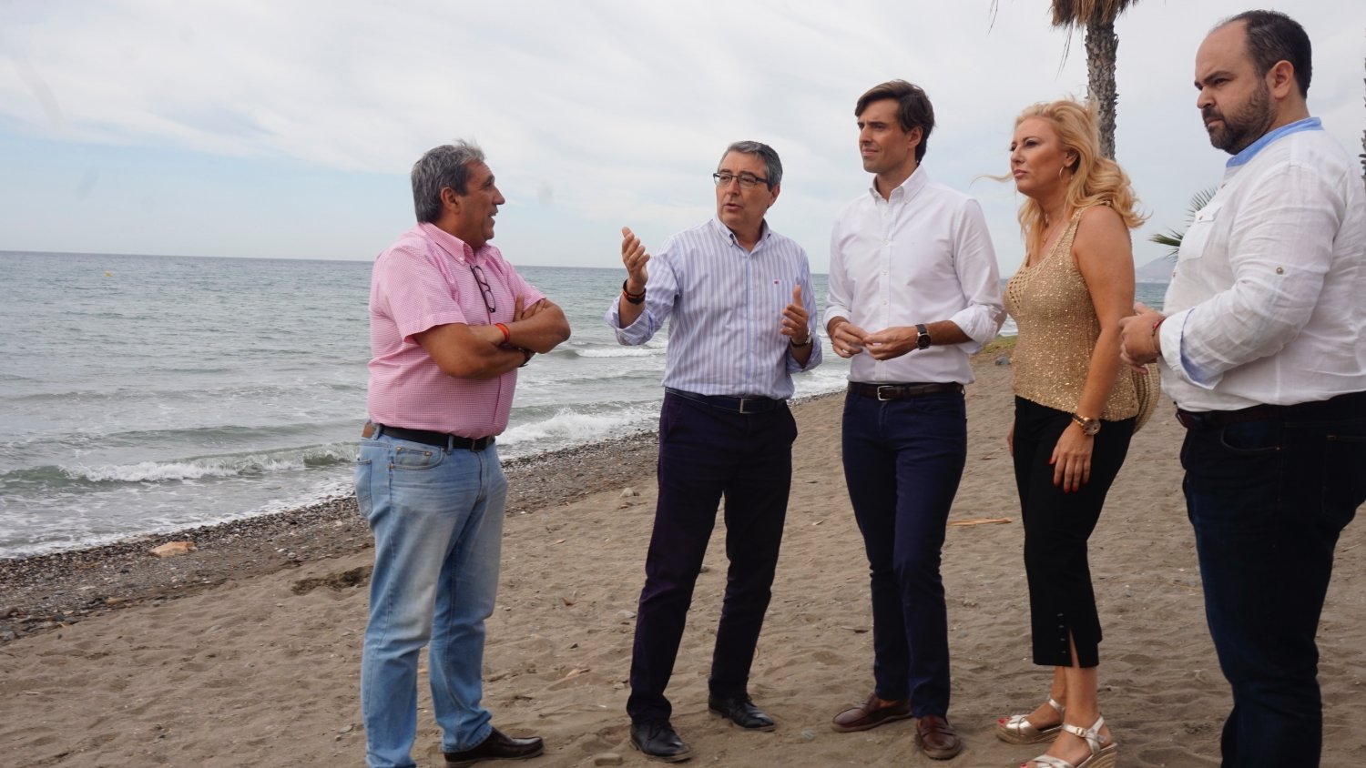 El PP trasladará al Gobierno central una petición para desbloquear proyectos de estabilización en el litoral malagueño