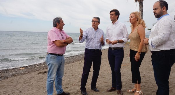 El PP trasladará al Gobierno central una petición para desbloquear proyectos de estabilización en el litoral malagueño