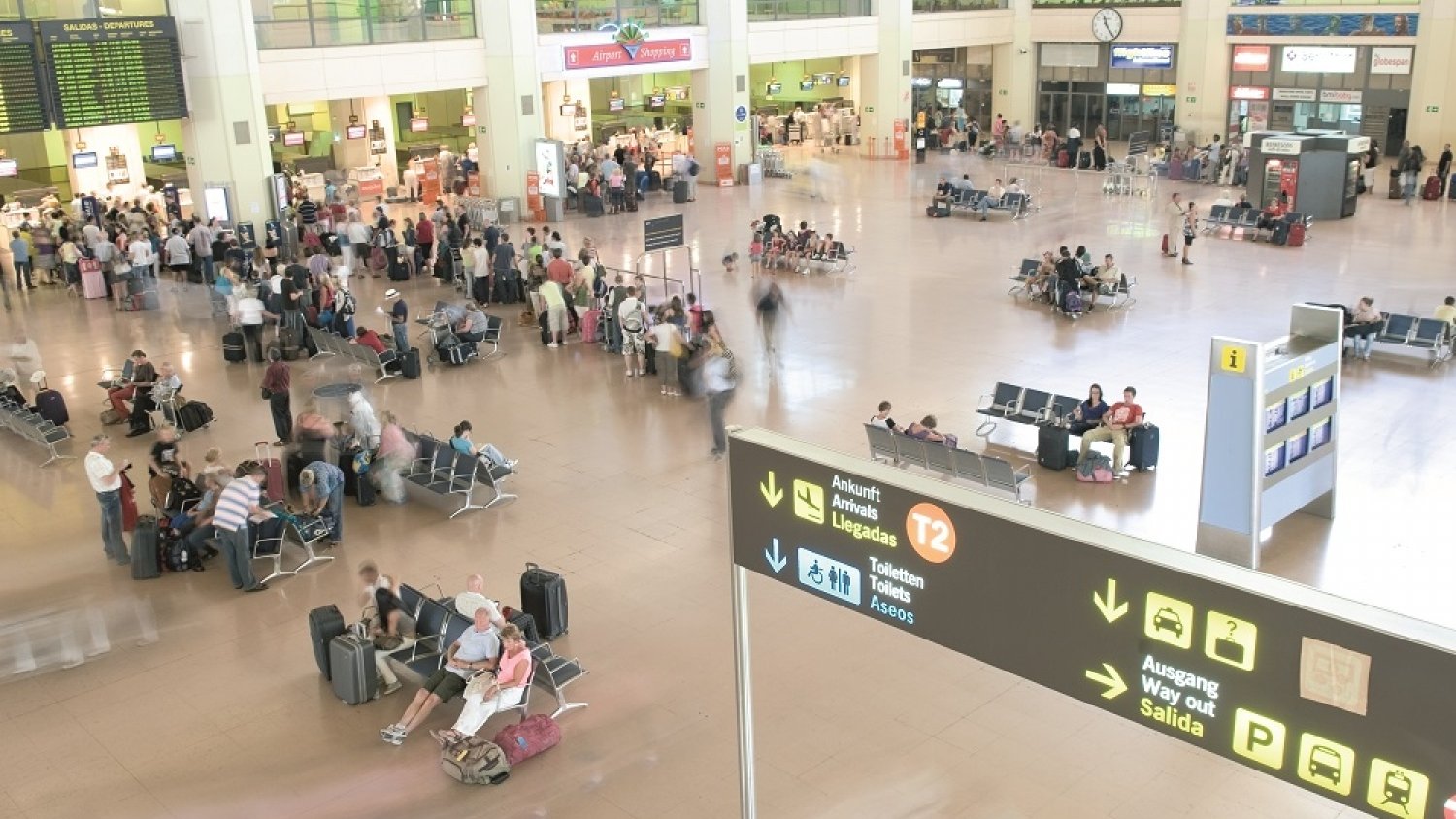 La llegada de pasajeros al aeropuerto de Málaga crecerá un 1,8% hasta el próximo mes de enero