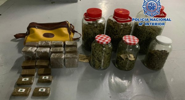 La Policía Nacional localiza un trastero usado como almacén de drogas para luego distribuirlas al menudeo