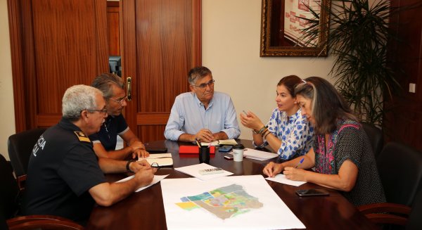 La seguridad centra la reunión que ha mantenido hoy el Ayuntamiento de Marbella con Apymespa
