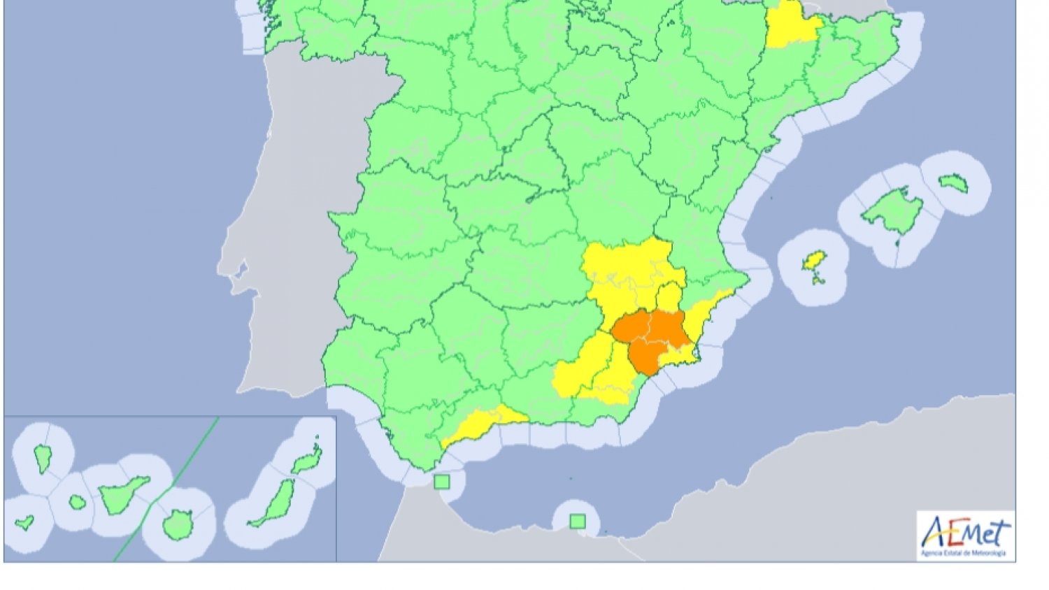 La Aemet active en Málaga la alerta amarilla por altas temperaturas