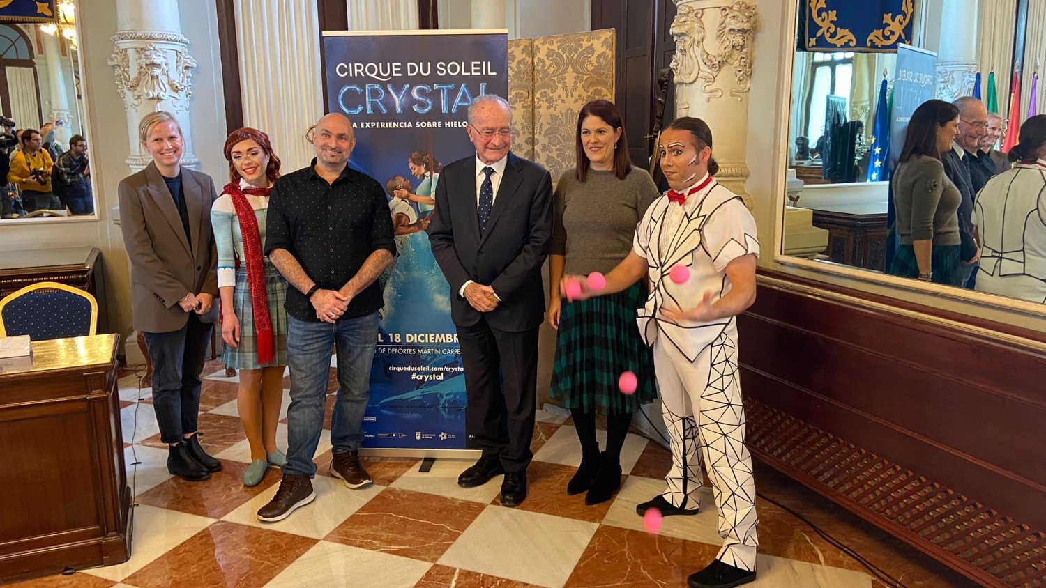 Málaga acoge el espectáculo 'Crystal' del Circo del Sol