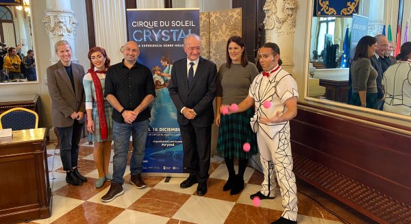 Málaga acoge el espectáculo 'Crystal' del Circo del Sol