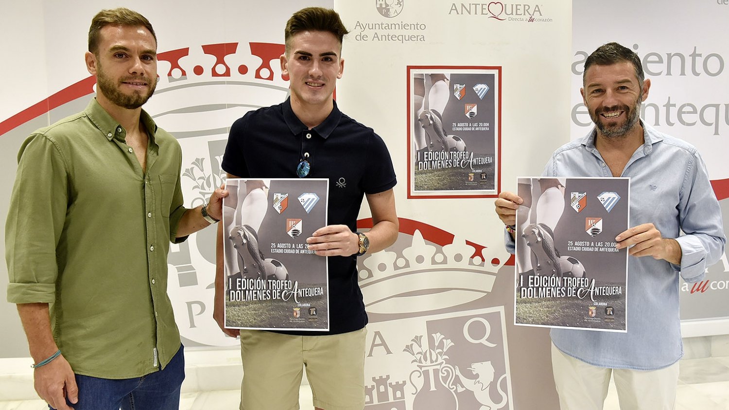 El Estadio Ciudad de Antequera acogerá el domingo 25 de agosto la primera edición del trofeo futbolístico 'Dólmenes de Antequera'