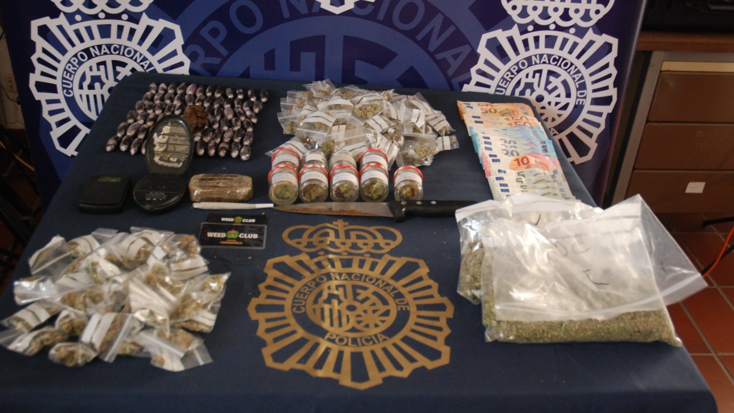 Desmantelado por segunda vez un club de fumadores en el que se distribuía marihuana y hachís