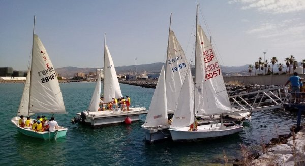 El 'Circuito Provincial de Vela Diputación de Málaga' finaliza hoy con la participación de 350 escolares de siete municipios