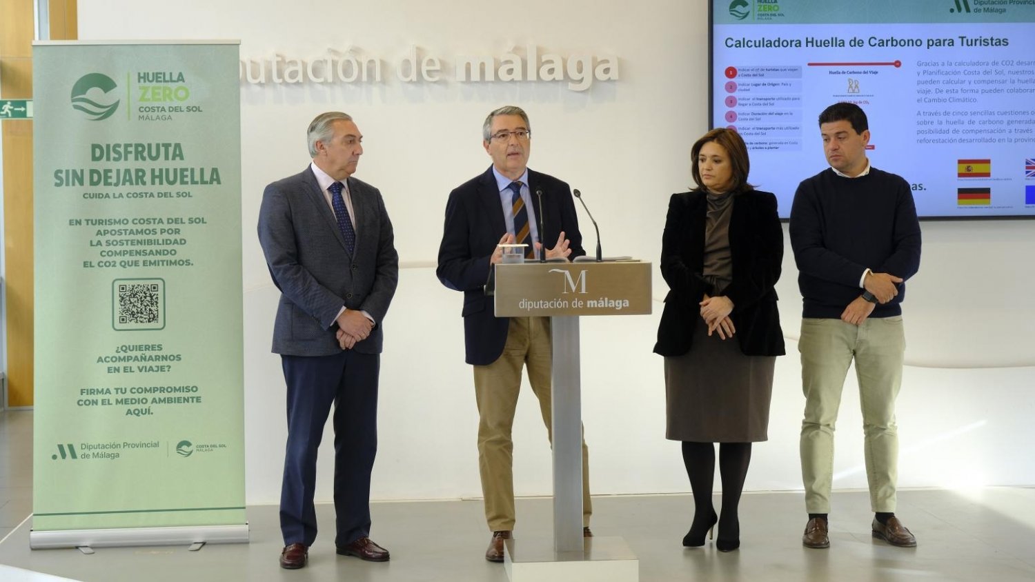 La Costa del Sol será el destino pionero en Europa en medir la huella de carbono de los turistas