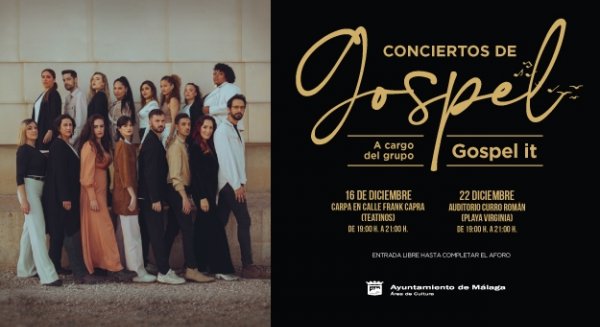 El coro malagueño 'Golpel It' ofrece dos conciertos en Teatinos y El Palo