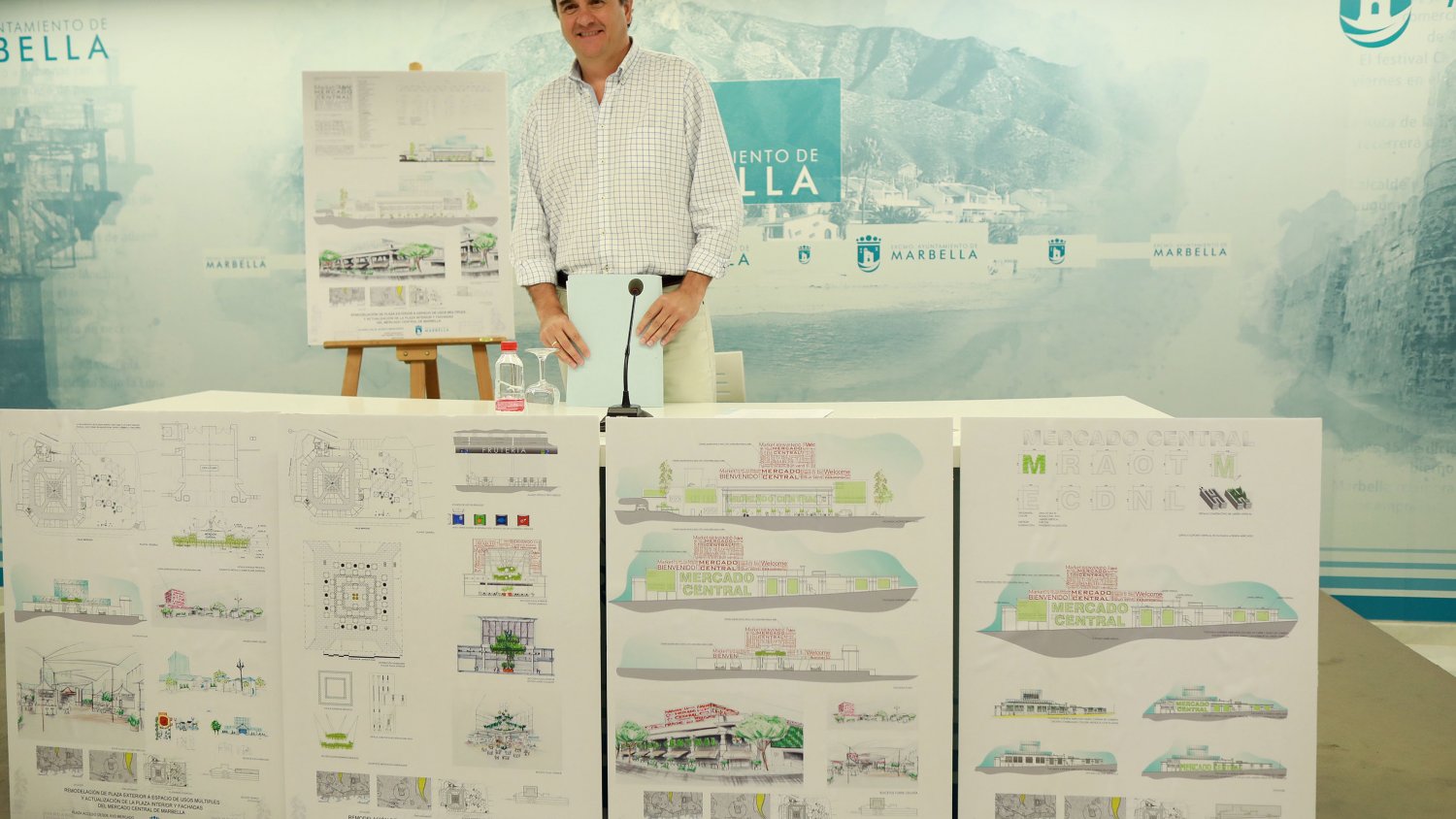 El Ayuntamiento de Marbella remodelará la fachada y las plazas interior y exterior del Mercado Central