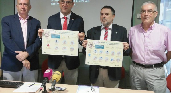 Salud y los Colegios de Médicos, Farmacéuticos y Odontólogos recalcan la importancia de la correcta higiene de manos en la protección de la salud