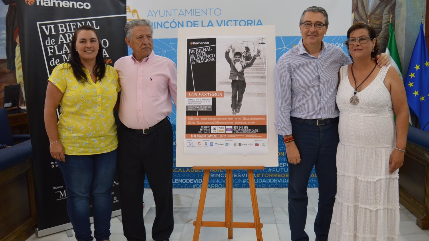 La VI Bienal de Arte Flamenco de Málaga llegará a Rincón de la Victoria con el espectáculo `Los Festeros´ el próximo 3 de agosto
