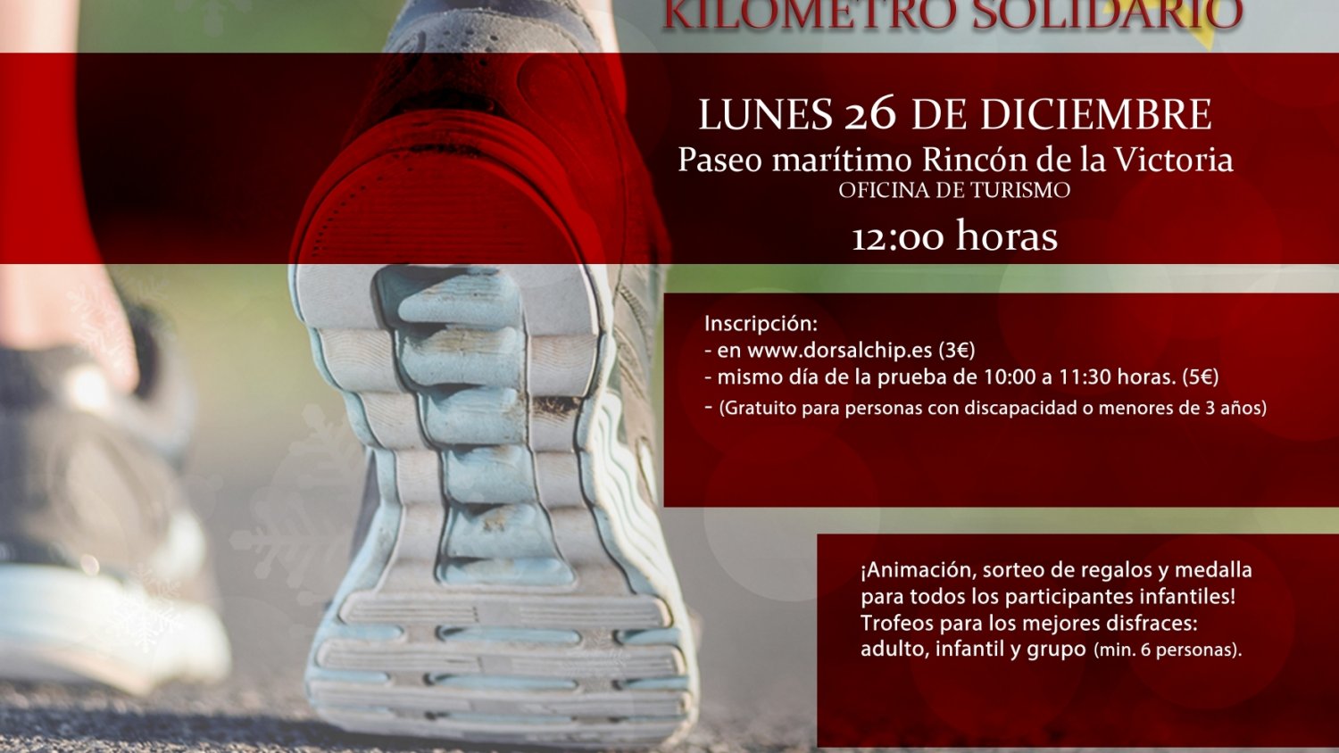 Rincón de la Victoria celebra la Carrera Popular San Silvestre y el Kilómetro Solidario