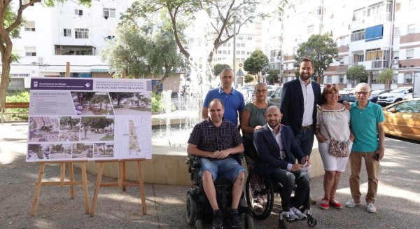 El Ayuntamiento de Málaga renueva la plaza de 1.600 metros cuadrados de Vistafranca