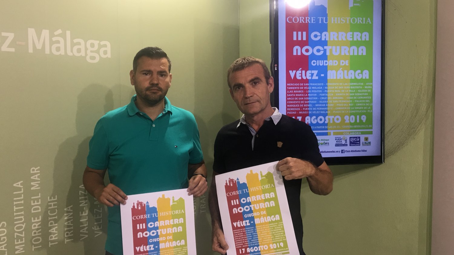 El 17 de agosto se celebrará la 'III Carrera nocturna ciudad de Vélez Málaga - Corre tu Historia' en la localidad
